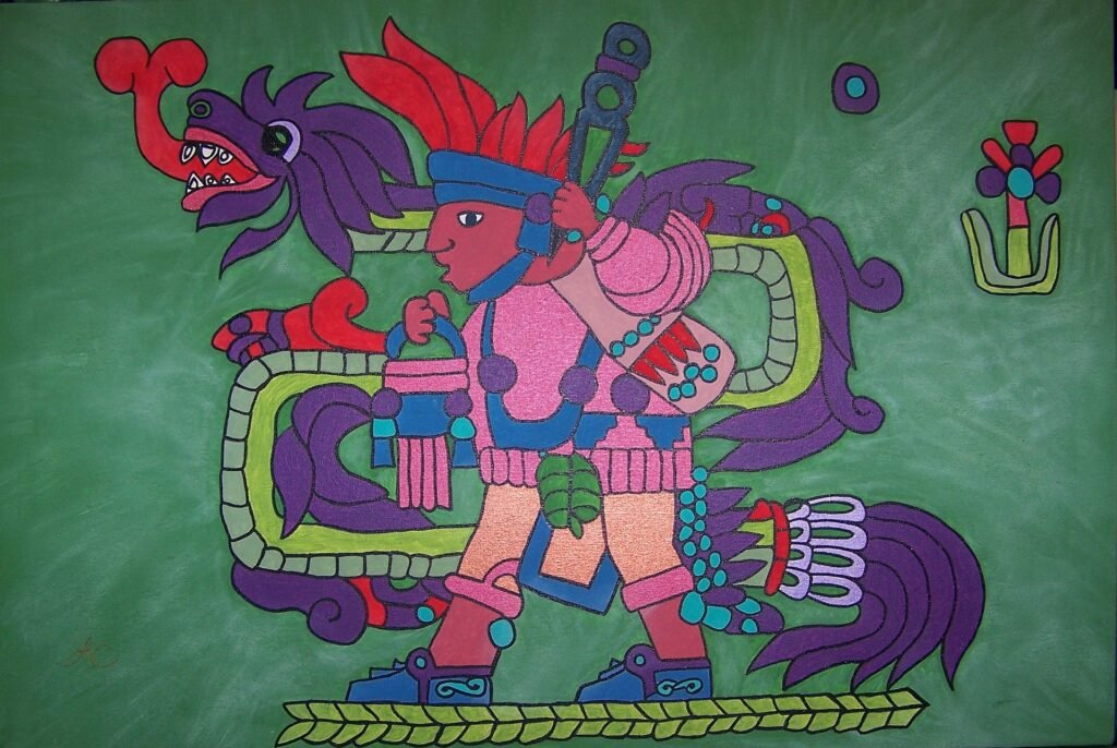 Quetzalcoatl, la serpiente emplumada